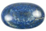 Polished Lapis Lazuli Palm Stone - Pakistan #250649-1